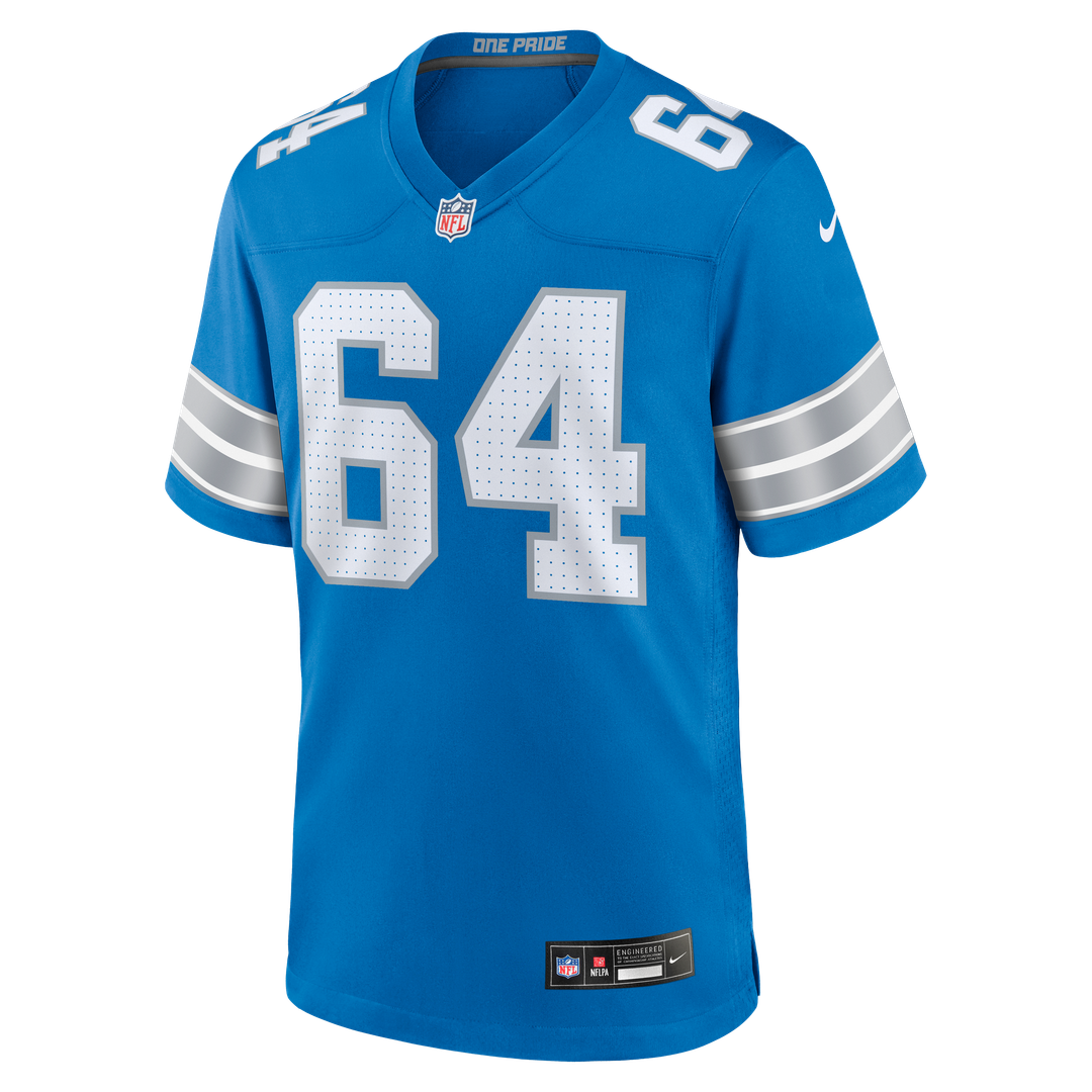 Cade Mays Detroit Lions Nike Blue Team Game Jersey