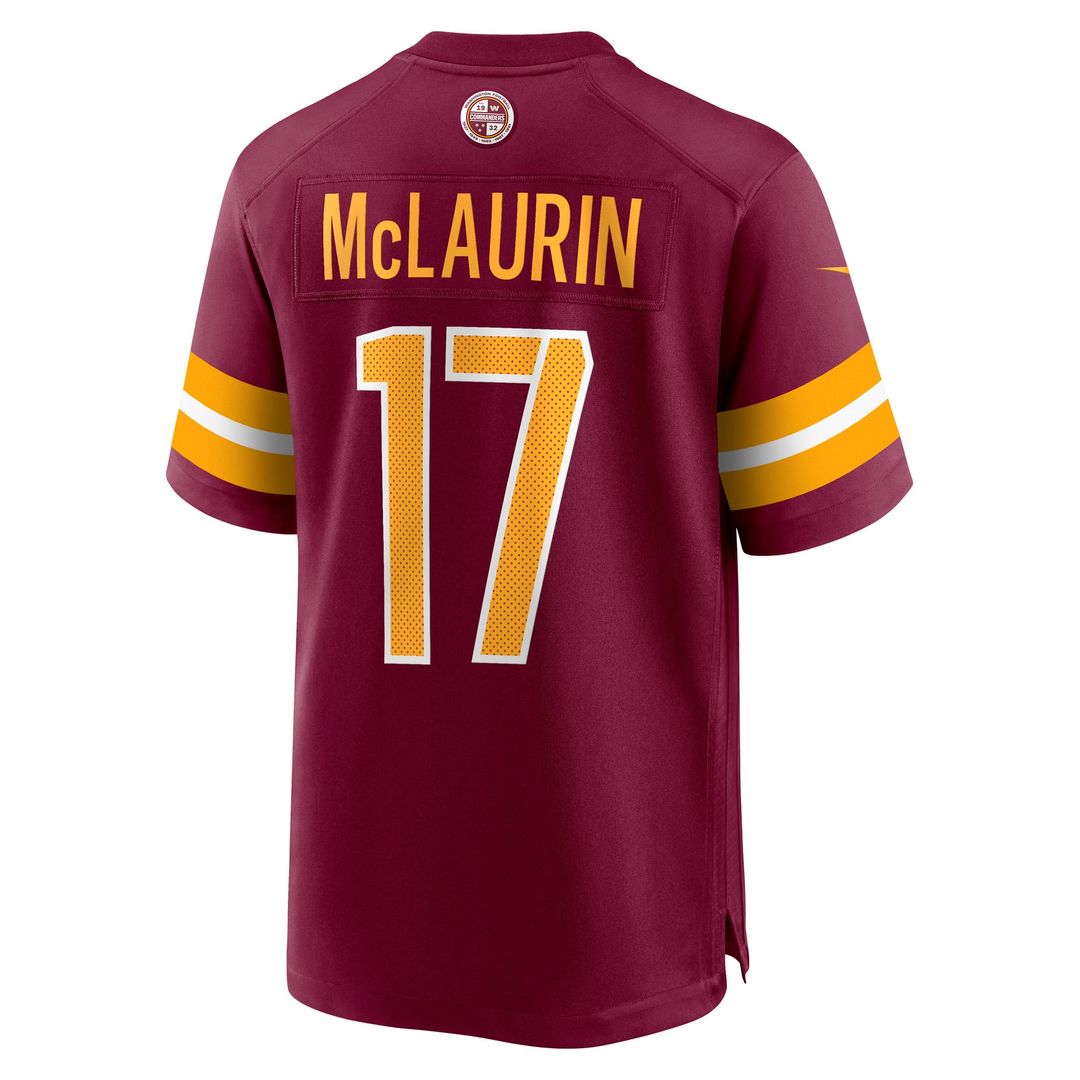 Terry McLaurin Washington Commanders Nike White Game Jersey