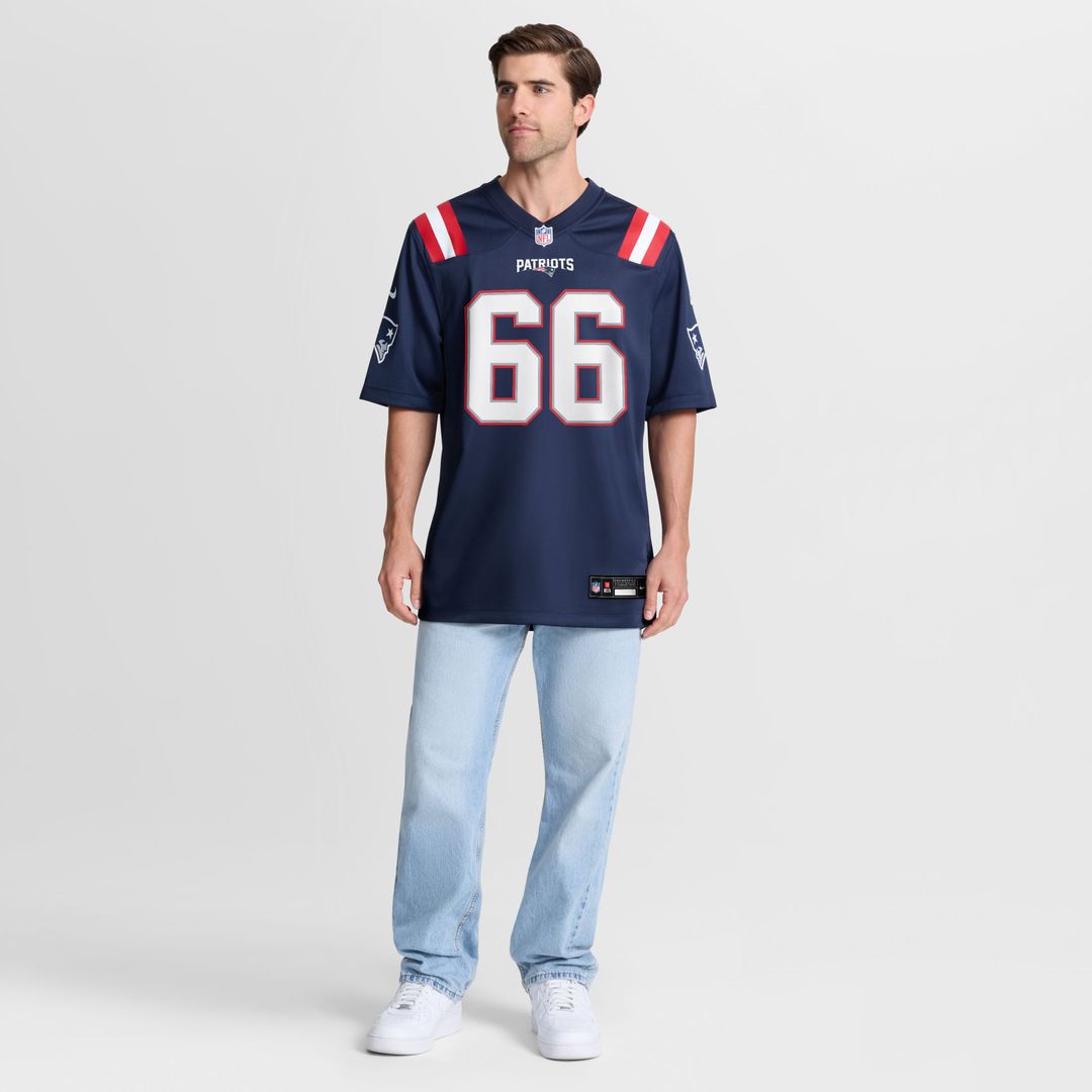Will Campbell New England Patriots Nike Navy Team Game Jersey