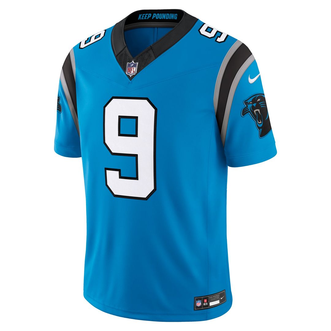 Bryce Young Carolina Panthers Nike Blue Alternate Vapor F.U.S.E. Stitched Limited Jersey