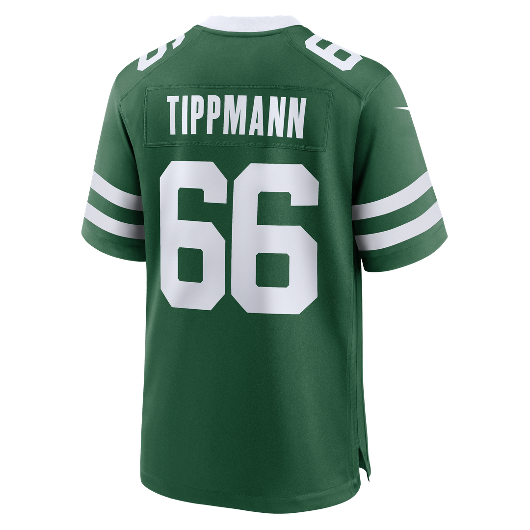Joe Tippmann New York Jets Nike Legacy Green Team Game Jersey