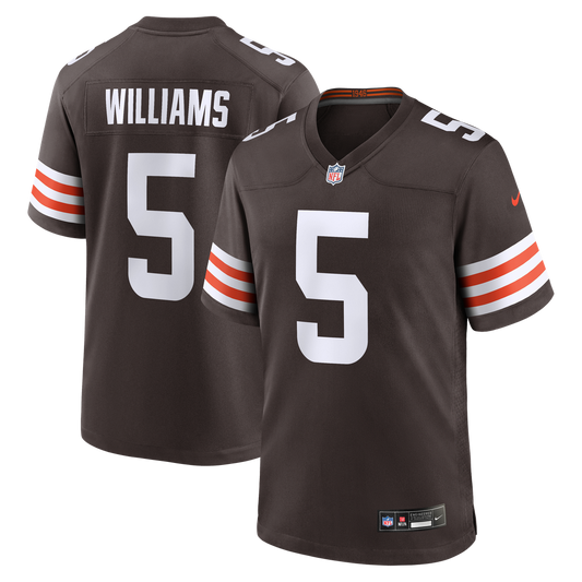 Quincy Williams Cleveland Browns Nike Brown Team Game Jersey