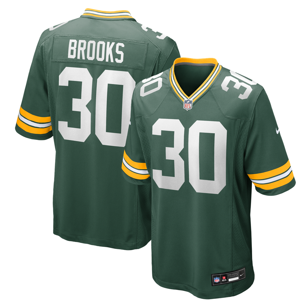 Chris Brooks Green Bay Packers Nike Green Team Game Jersey