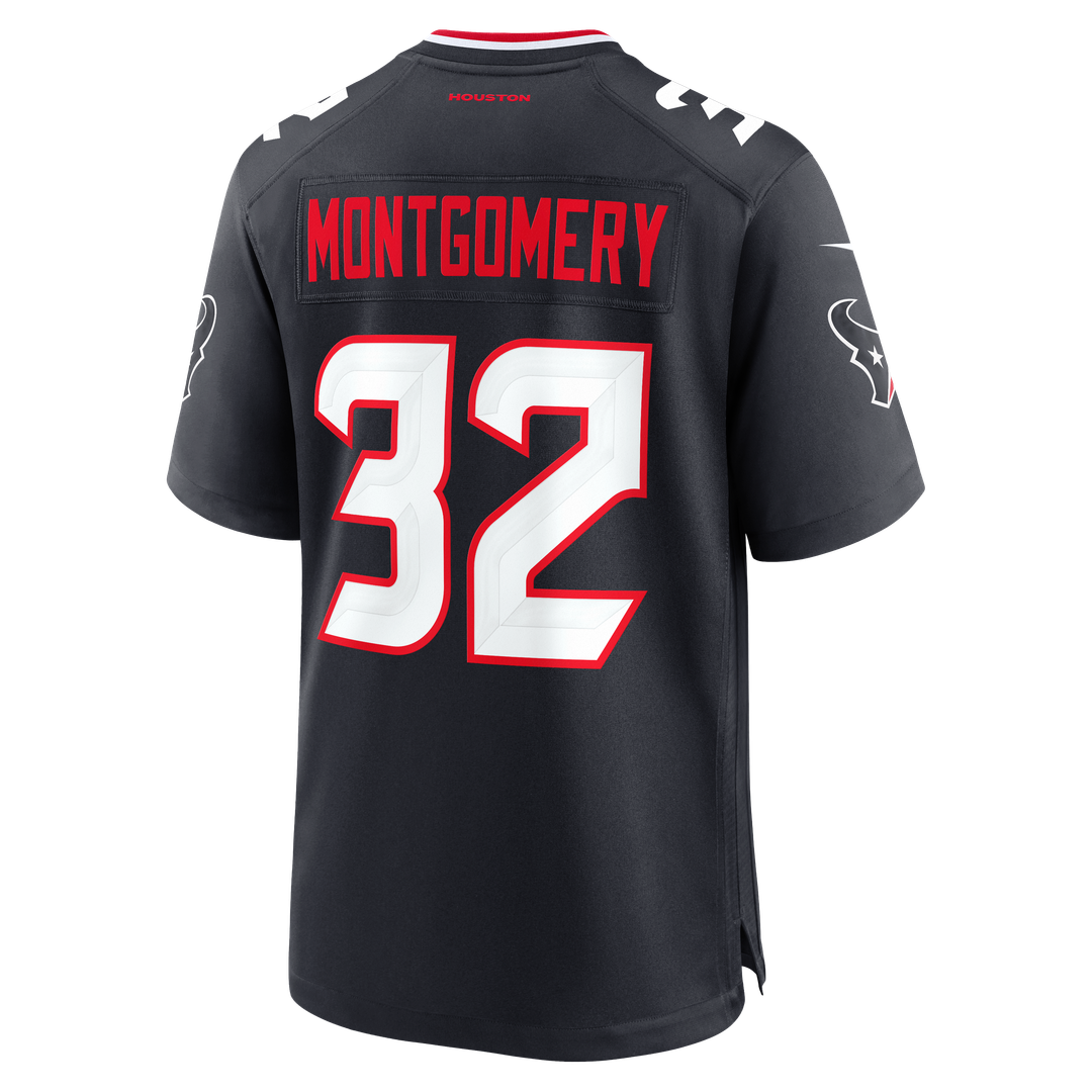 David Montgomery Houston Texans Nike Navy Game Jersey
