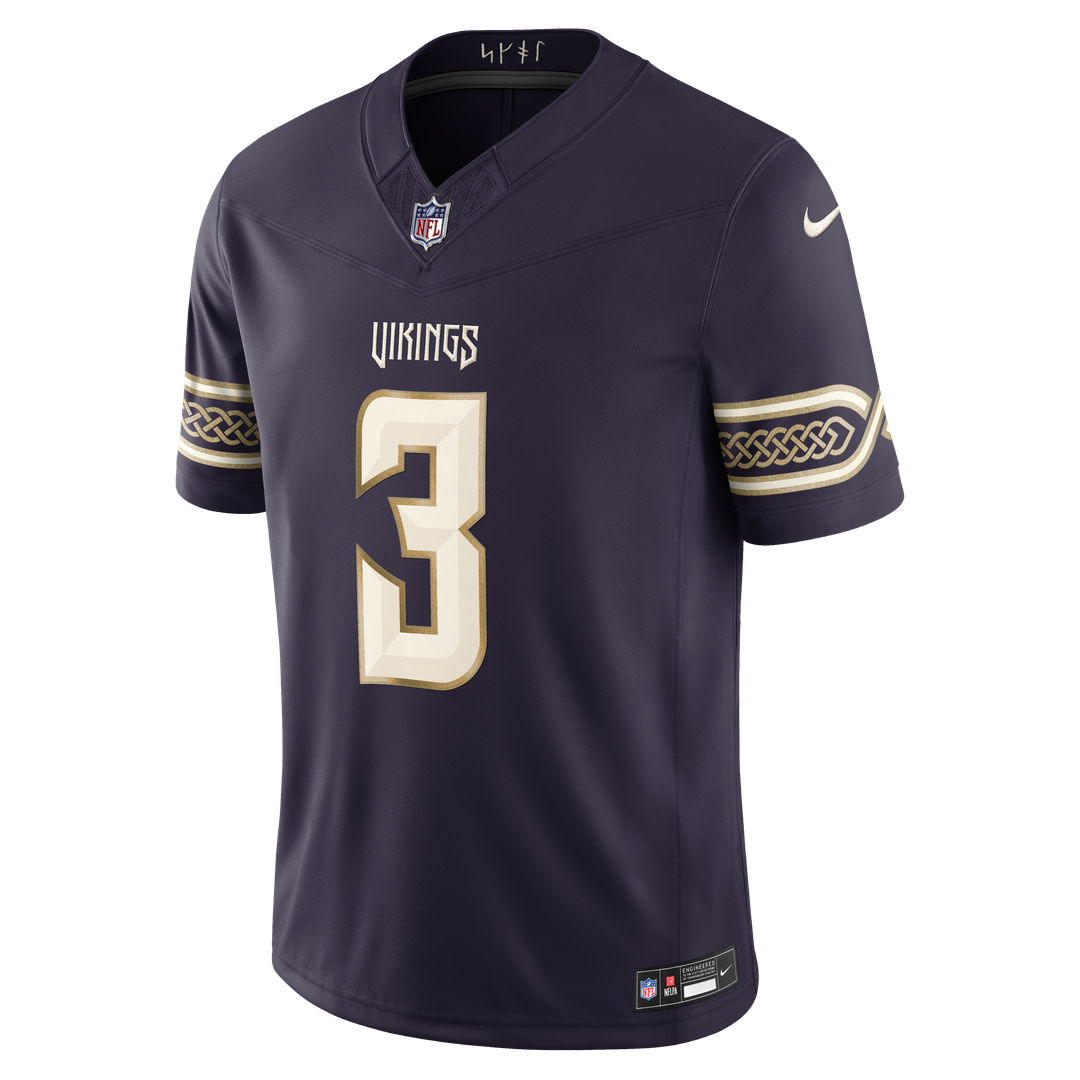 Jordan Addison Minnesota Vikings Nike Purple 2026 Rivalries Collection Stitched Limited Jersey