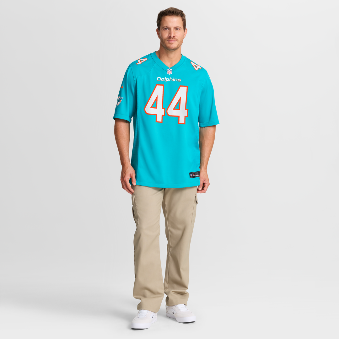 Chop Robinson Miami Dolphins Nike Aqua Player Game Jersey