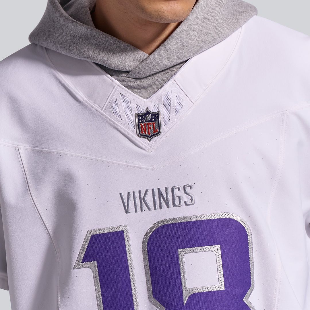 Justin Jefferson Minnesota Vikings Nike White Alternate Vapor F.U.S.E. Elite Player Jersey