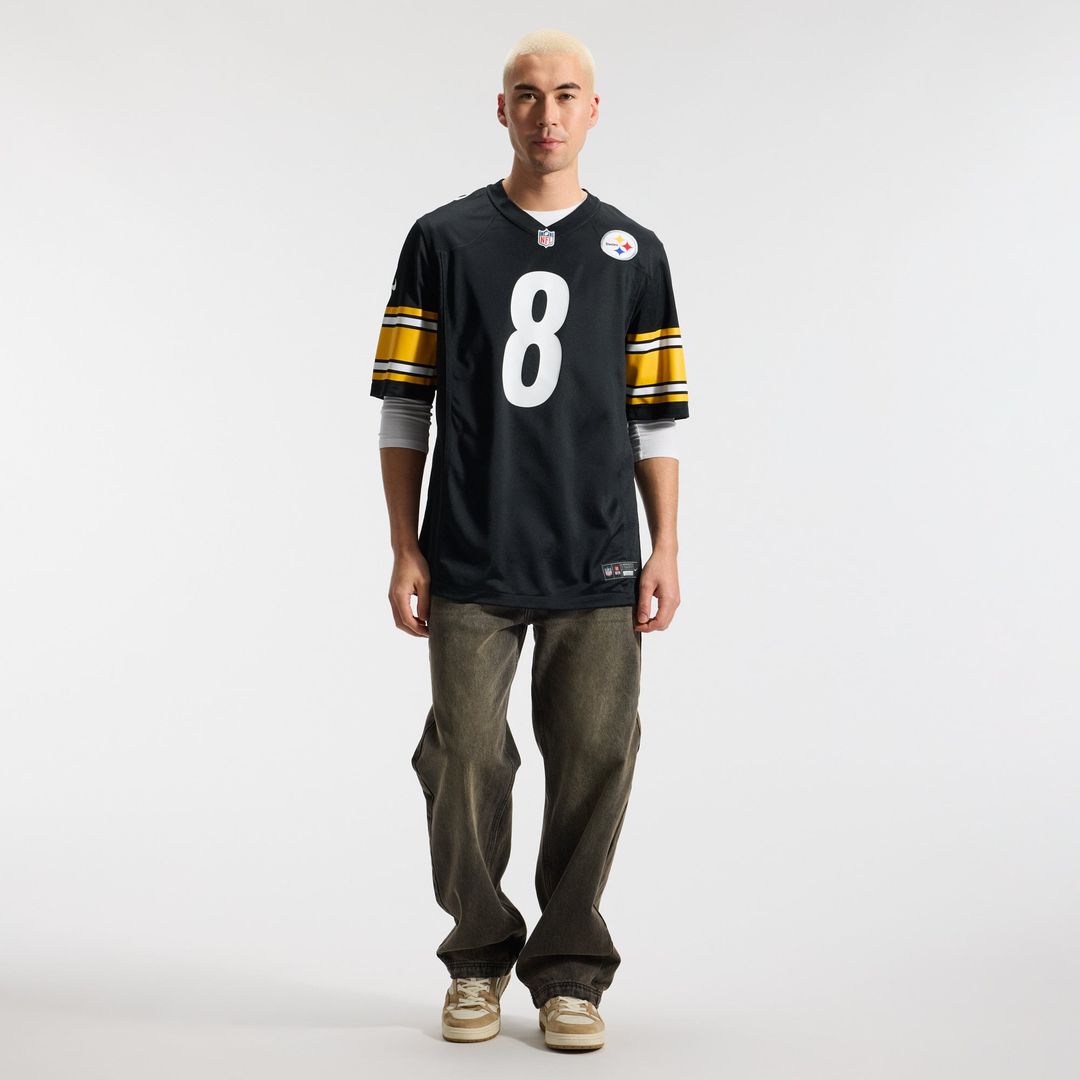 Aaron Rodgers Pittsburgh Steelers Nike Gold Alternate 1933 Throwback Game Jersey