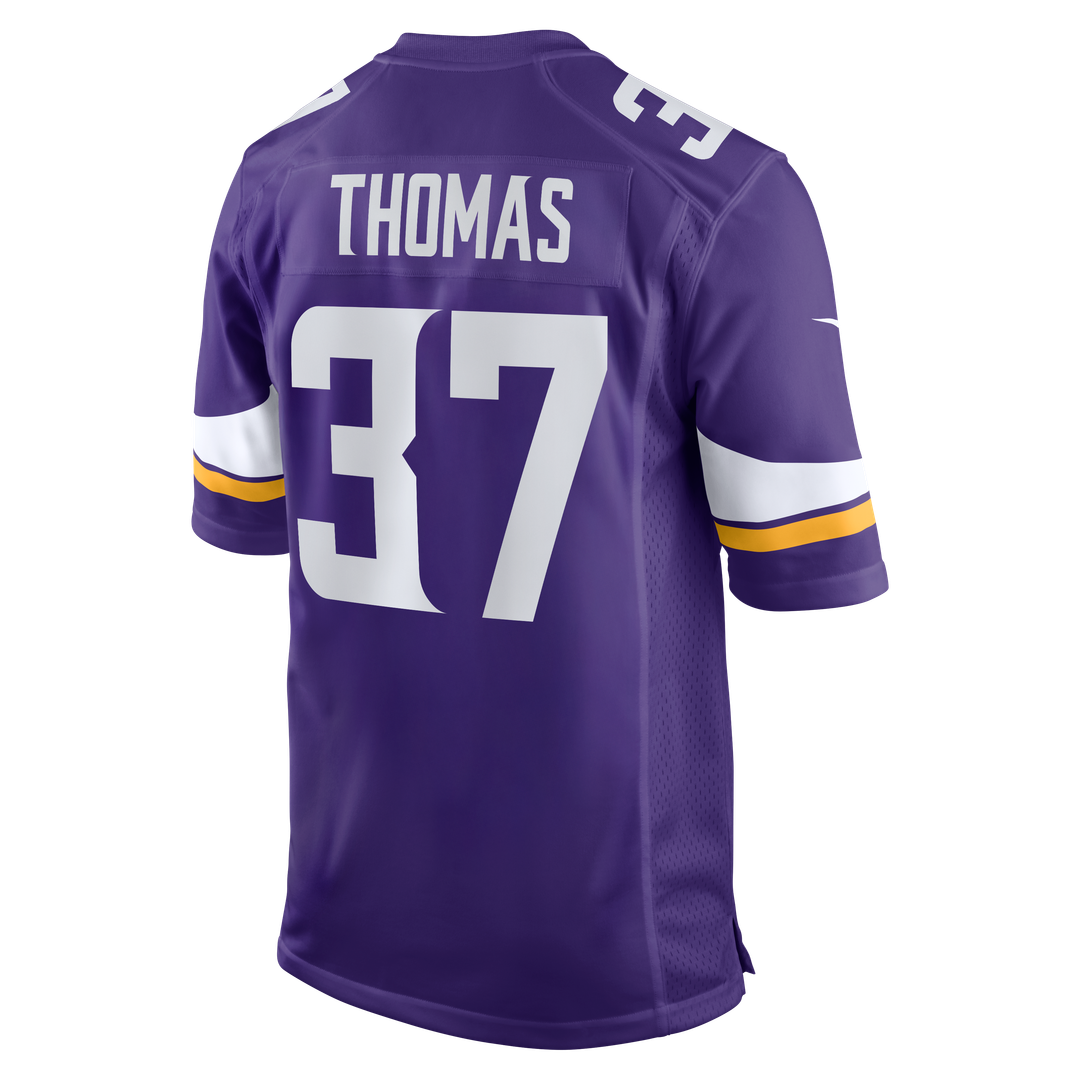 Tavierre Thomas Minnesota Vikings Nike Purple Team Game Jersey