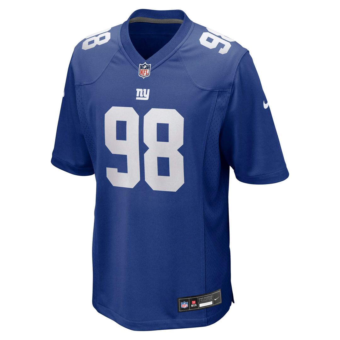 D.J. Reader New York Giants Nike Royal Game Jersey