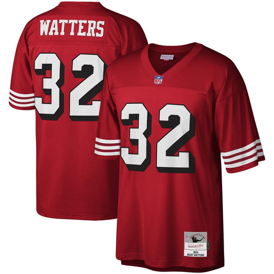 Ricky Watters San Francisco 49ers Mitchell & Ness Scarlet Legacy Replica Jersey