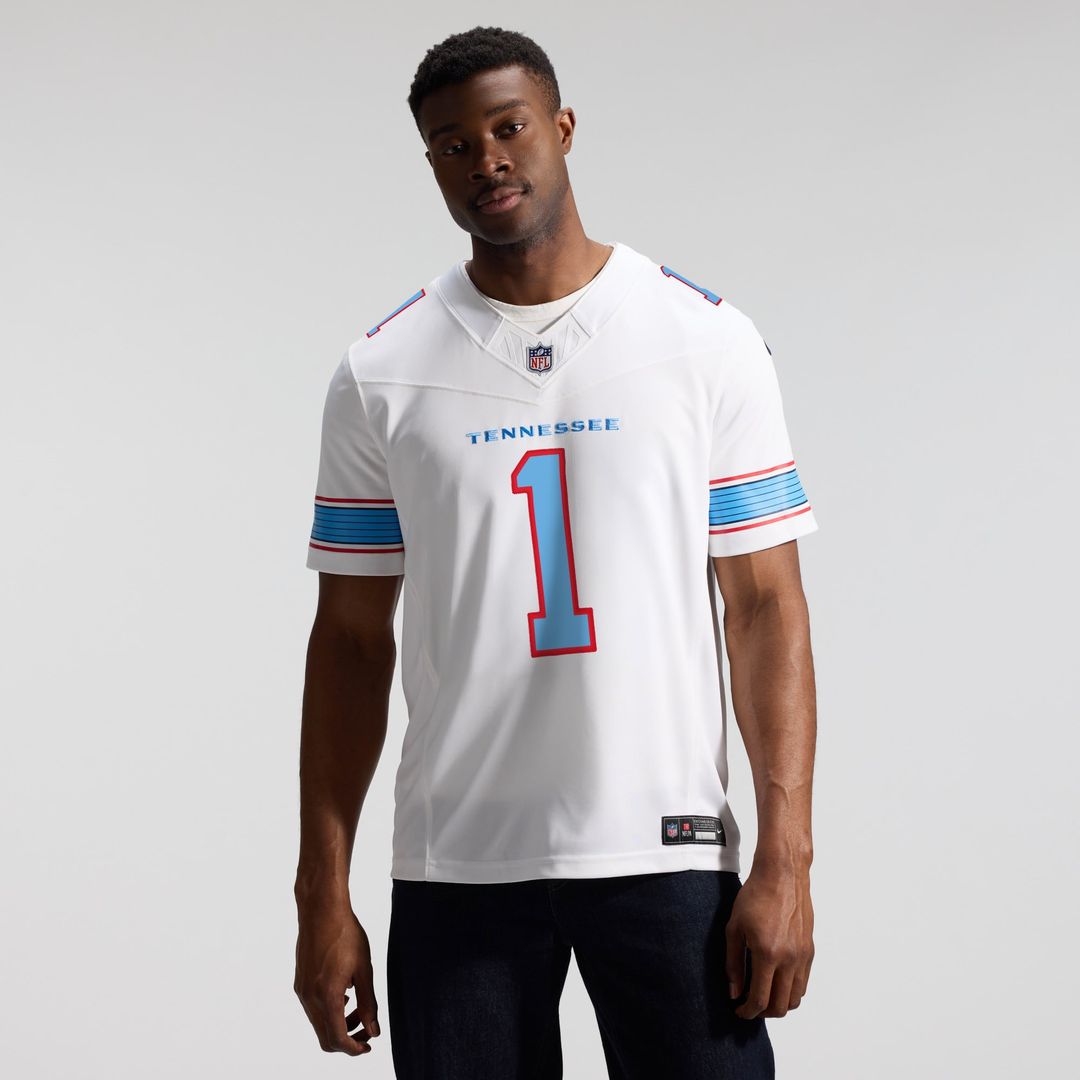 Cameron Ward Tennessee Titans Nike Light Blue Team Vapor F.U.S.E. Stitched Limited Jersey