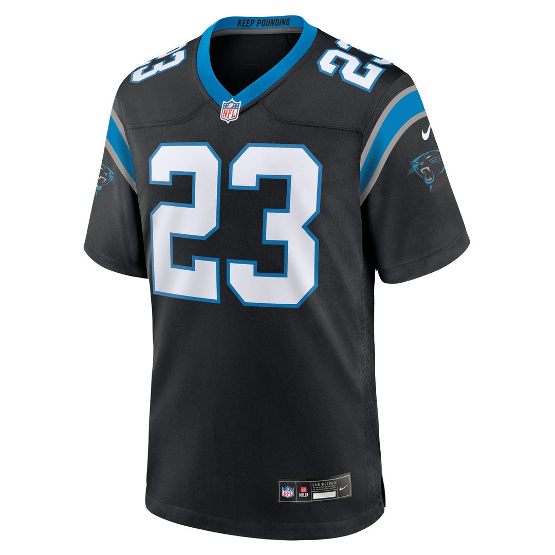 Trevor Etienne Carolina Panthers Nike Black Team Game Jersey