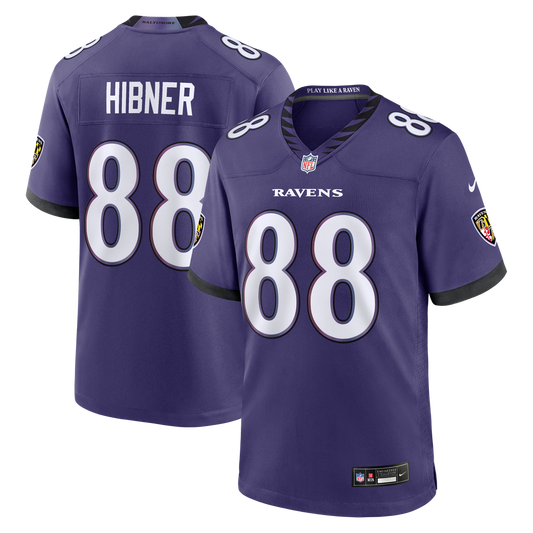 Matthew Hibner Baltimore Ravens Nike Purple Team Game Jersey