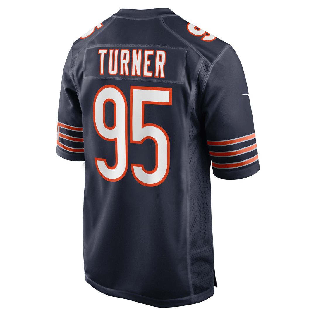 Shemar Turner Chicago Bears Nike Navy Team Game Jersey