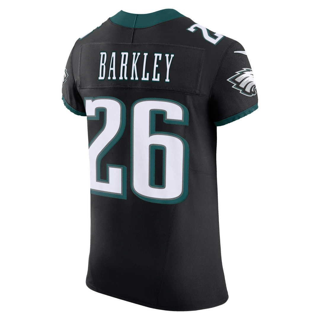 Saquon Barkley Philadelphia Eagles Nike Black Alternate Vapor F.U.S.E. Elite Jersey
