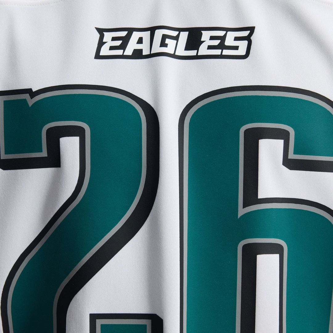 Saquon Barkley Philadelphia Eagles Nike White Game Jersey
