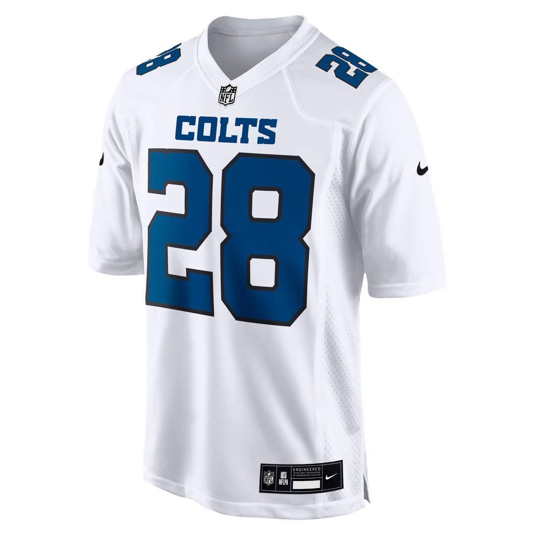 Jonathan Taylor Indianapolis Colts Nike Tundra White Fashion Game Jersey