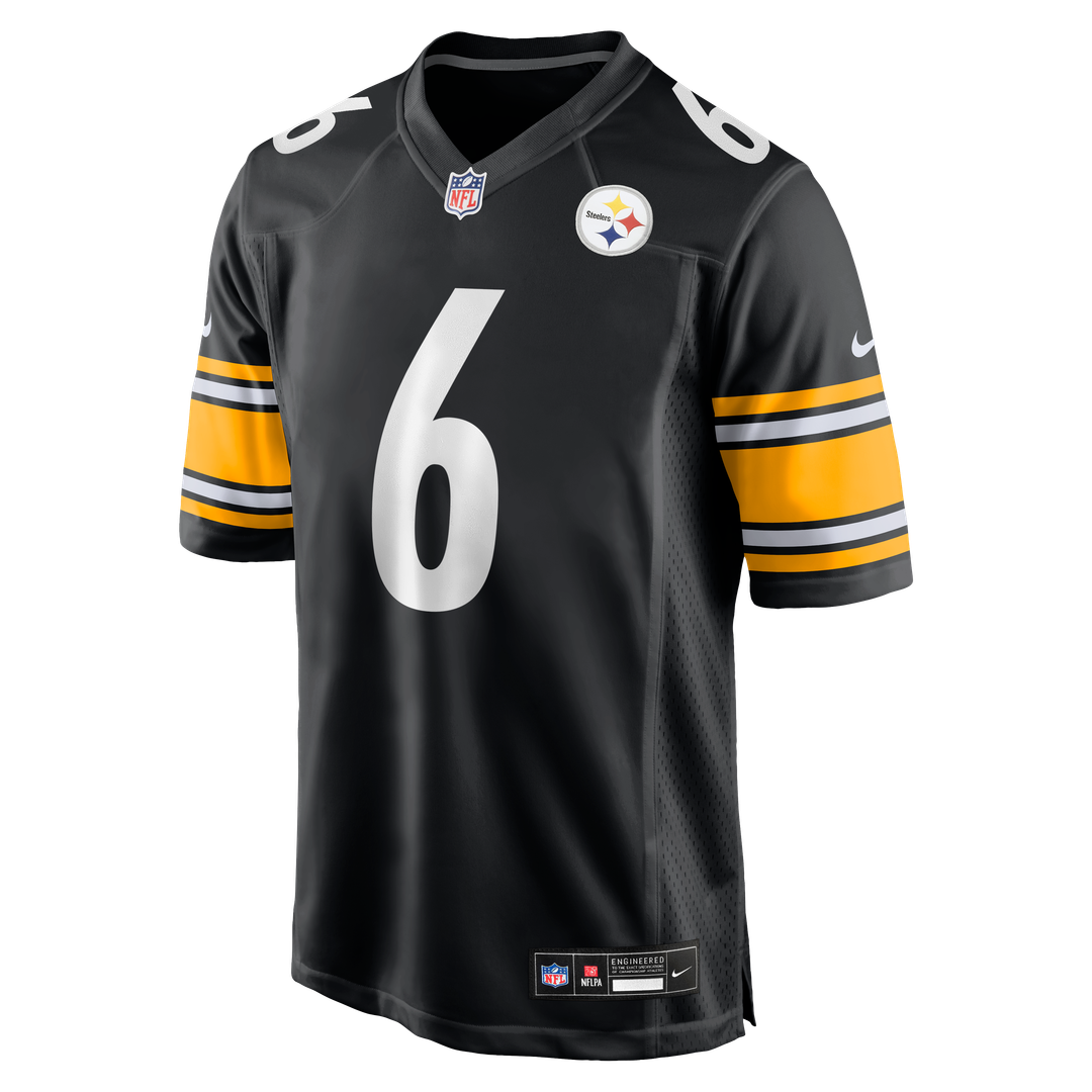 Patrick Queen Pittsburgh Steelers Nike Gold Alternate 1933 Throwback Game Jersey