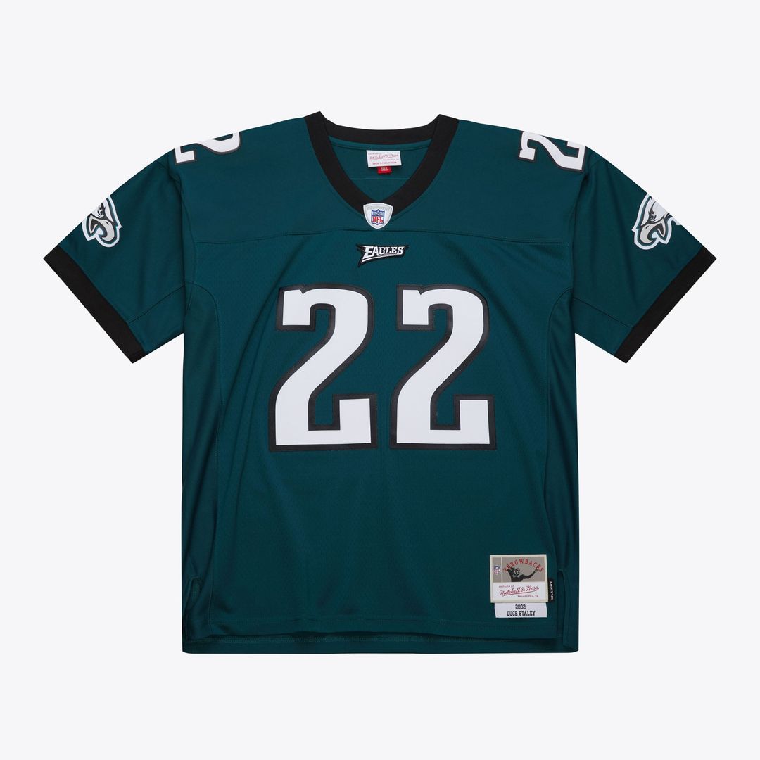 Duce Staley Philadelphia Eagles Mitchell & Ness Midnight Green 2002 Legacy Replica Jersey