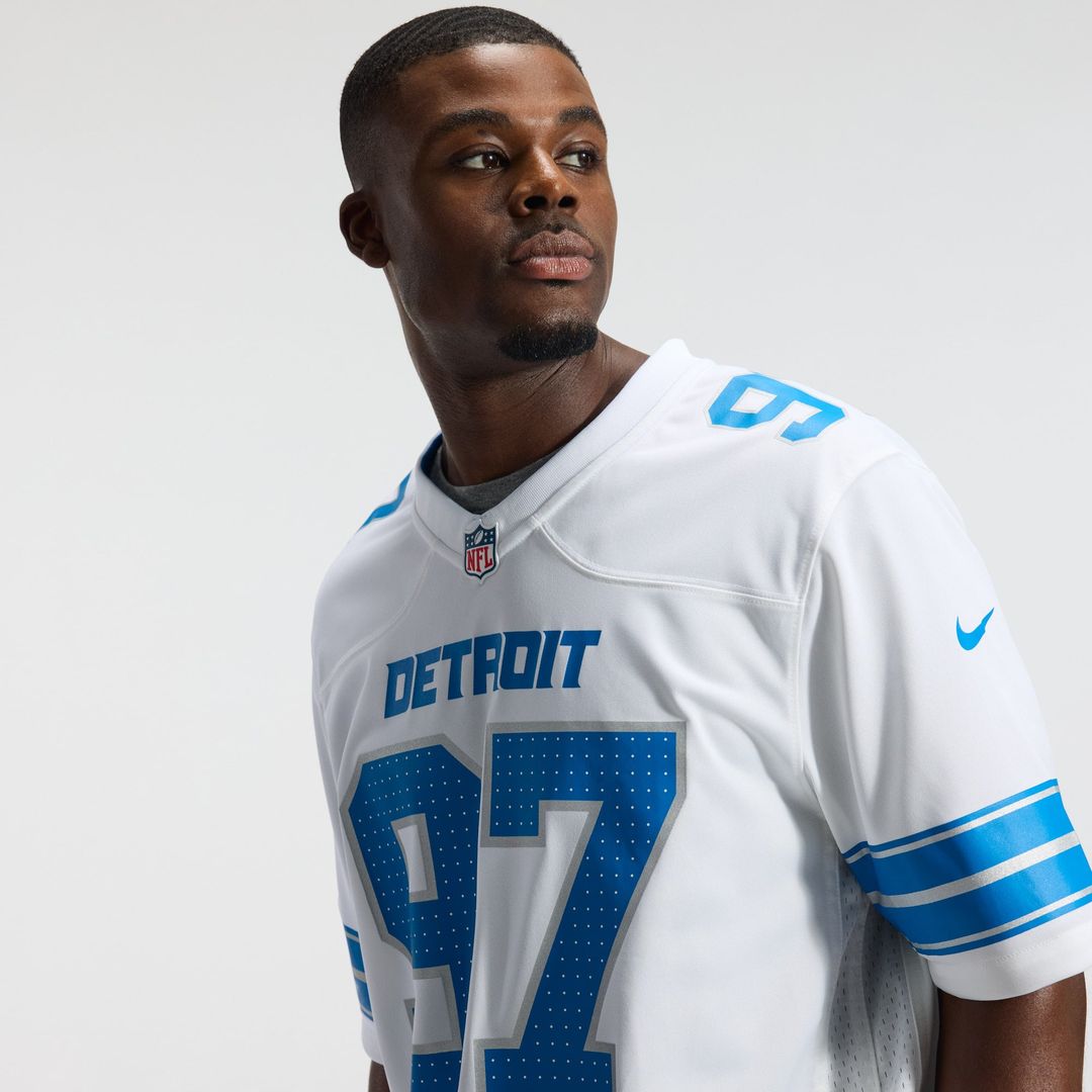 Aidan Hutchinson Detroit Lions Nike White Game Jersey