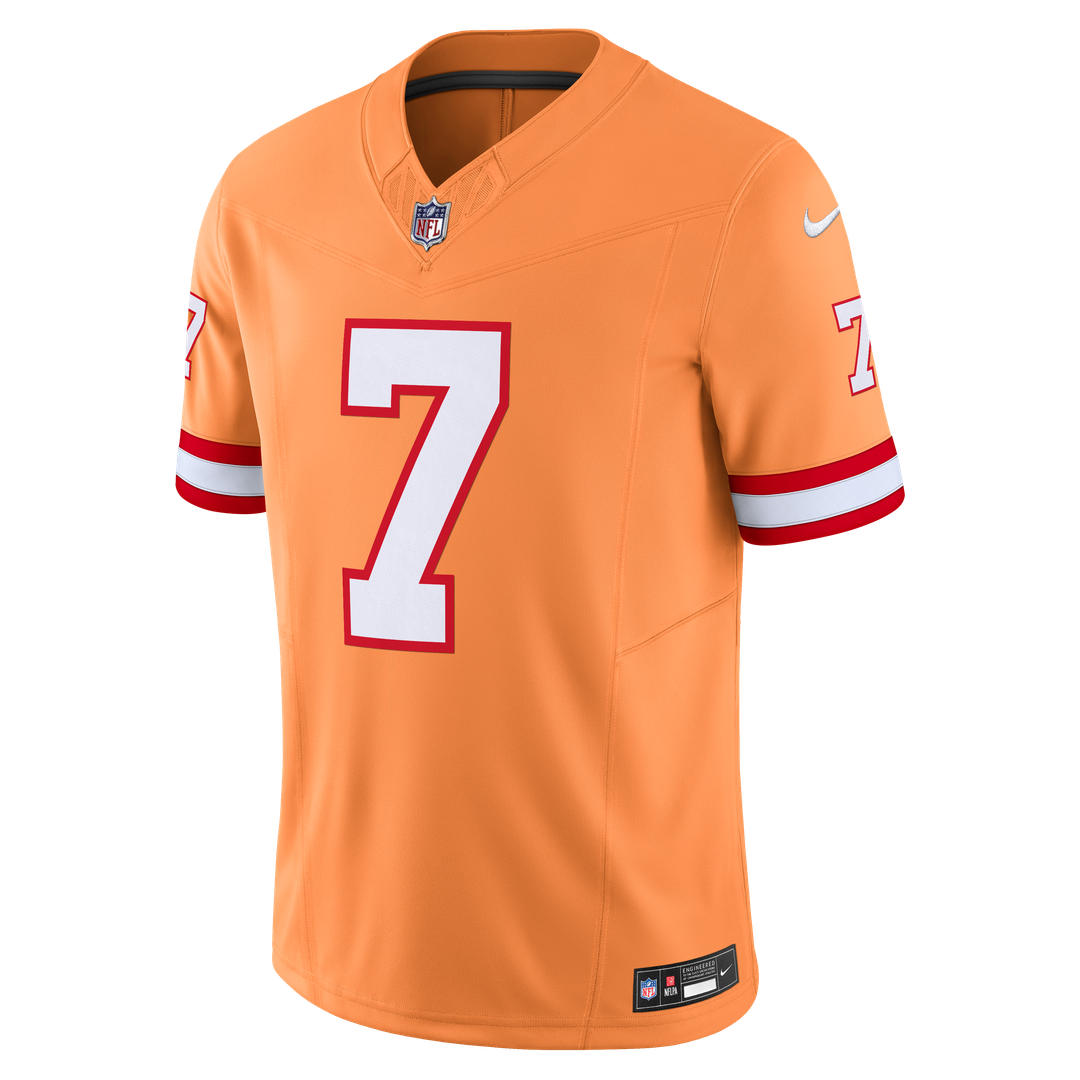 Bucky Irving Tampa Bay Buccaneers Nike Orange Alternate 2 Throwback Vapor F.U.S.E. Limited Jersey