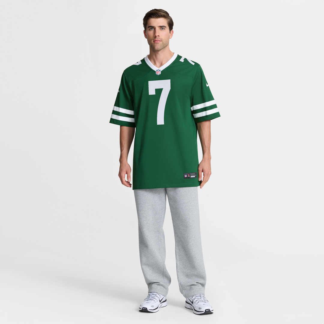 Geno Smith New York Jets Nike Legacy Green Game Jersey