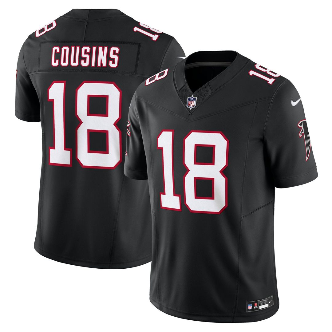 Kirk Cousins Atlanta Falcons Nike Black Vapor F.U.S.E. Limited Jersey