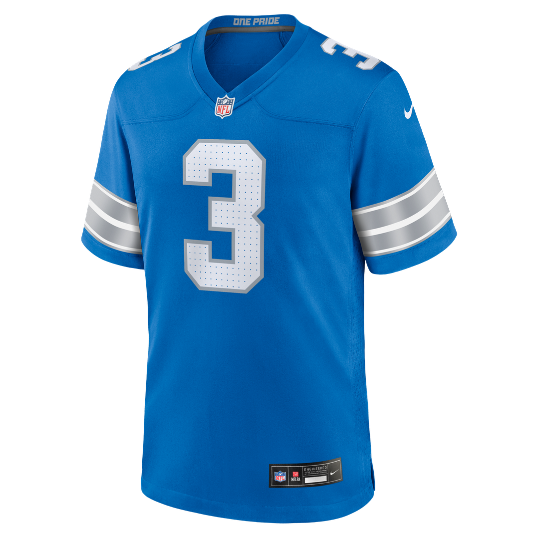 Jack Fox Detroit Lions Nike Blue Team Game Jersey