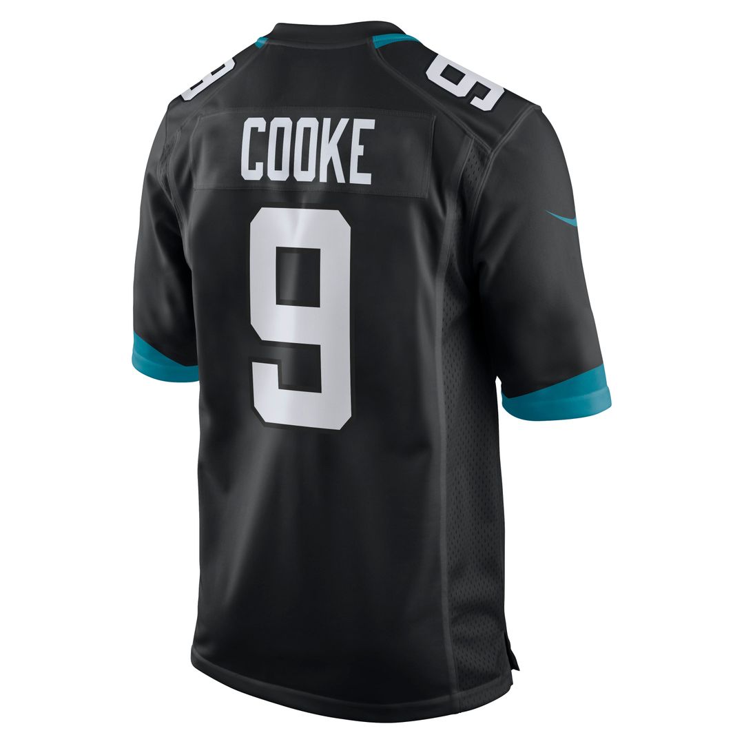 Logan Cooke Jacksonville Jaguars Nike Black Game Jersey