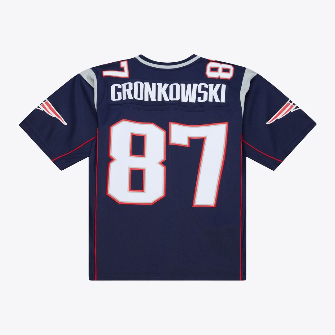 Rob Gronkowski New England Patriots Mitchell & Ness Navy Big & Tall 2010 Legacy Retired Player Jersey