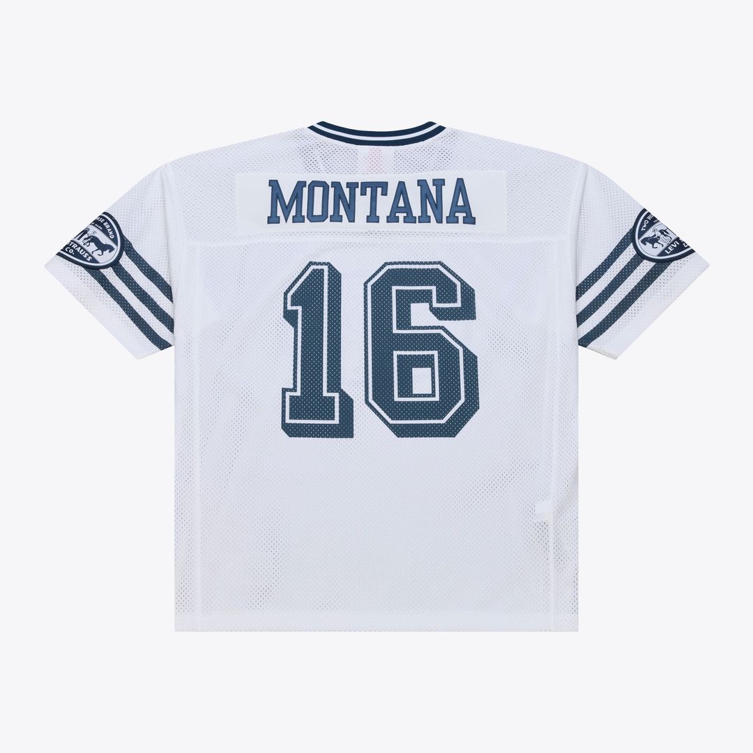 Joe Montana San Francisco 49ers Unisex Mitchell & Ness x Levi's White Legacy Jersey