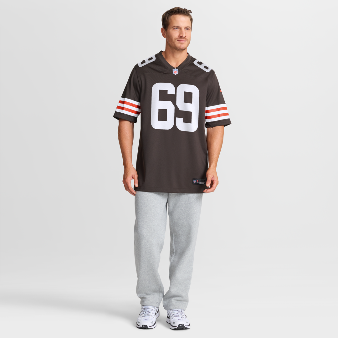 Tyre Phillips Cleveland Browns Nike Brown Team Game Jersey