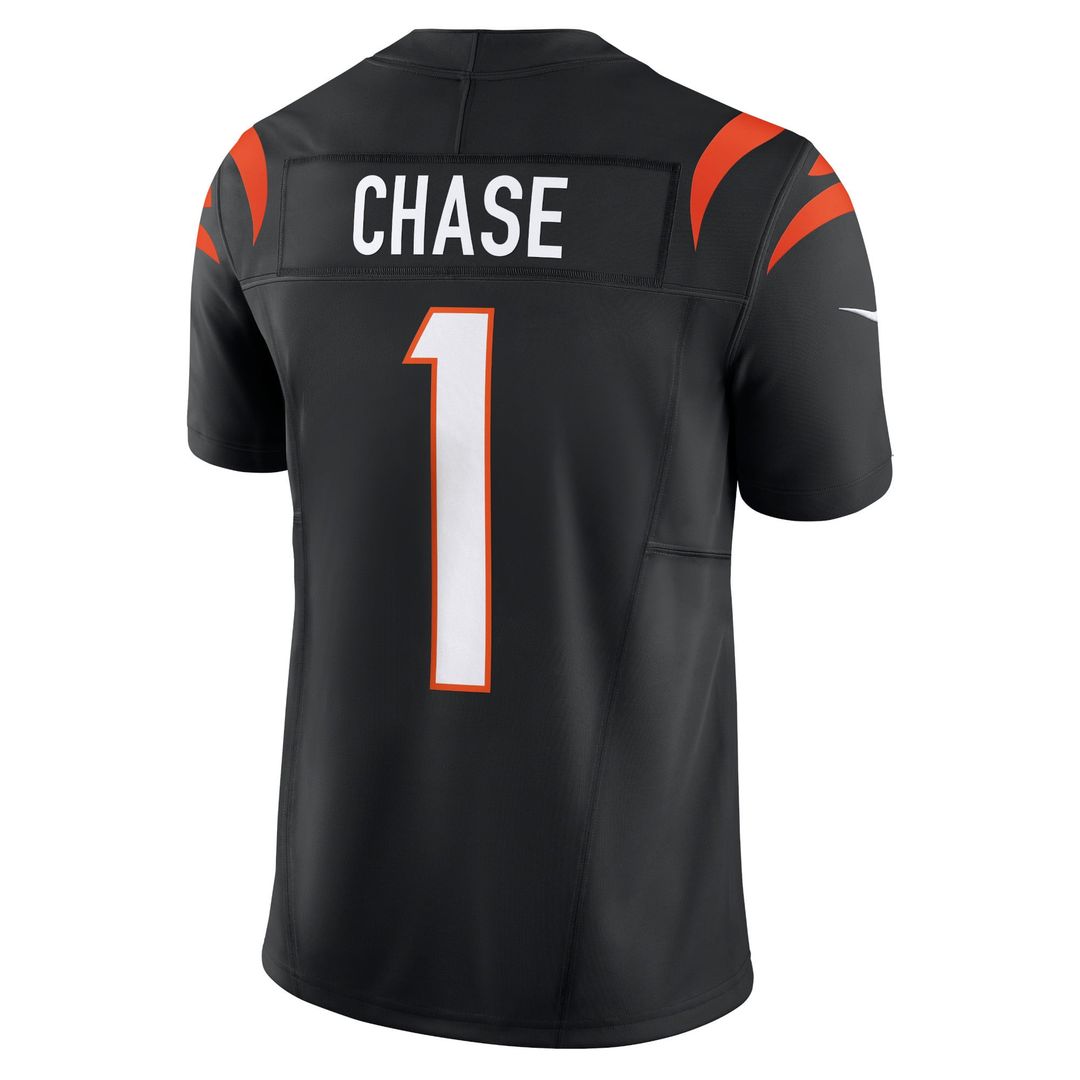 Ja'Marr Chase Cincinnati Bengals Nike Black Vapor F.U.S.E. Limited Jersey