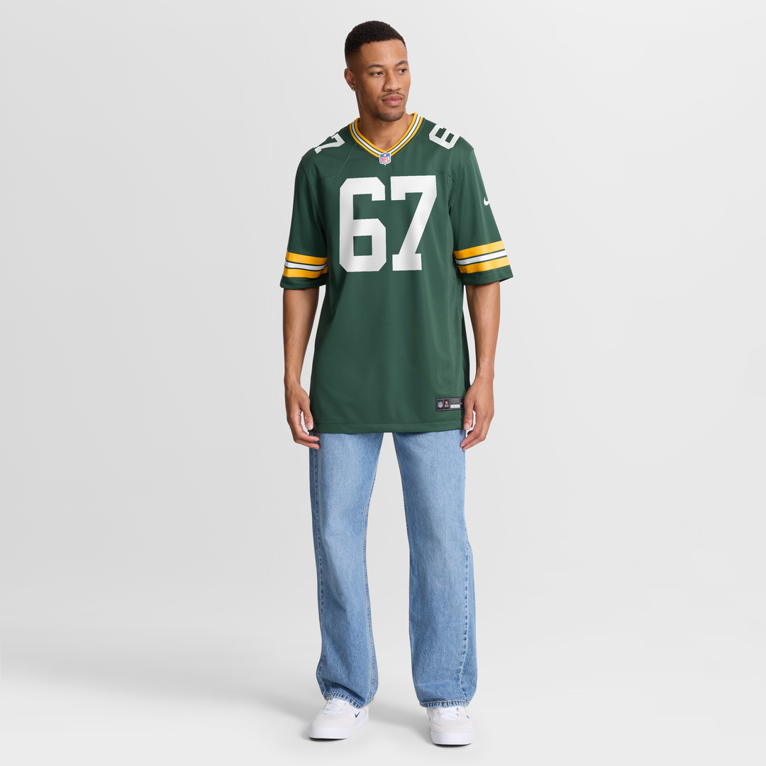 Donovan Jennings Green Bay Packers Nike Green Team Game Jersey