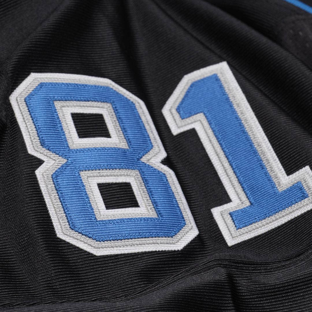 Calvin Johnson Detroit Lions Mitchell & Ness Black 2007 Authentic Throwback Jersey