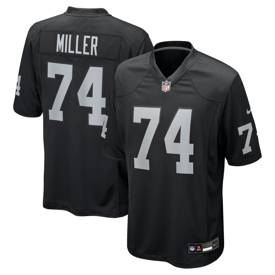 Kolton Miller Las Vegas Raiders Nike Black Game Jersey