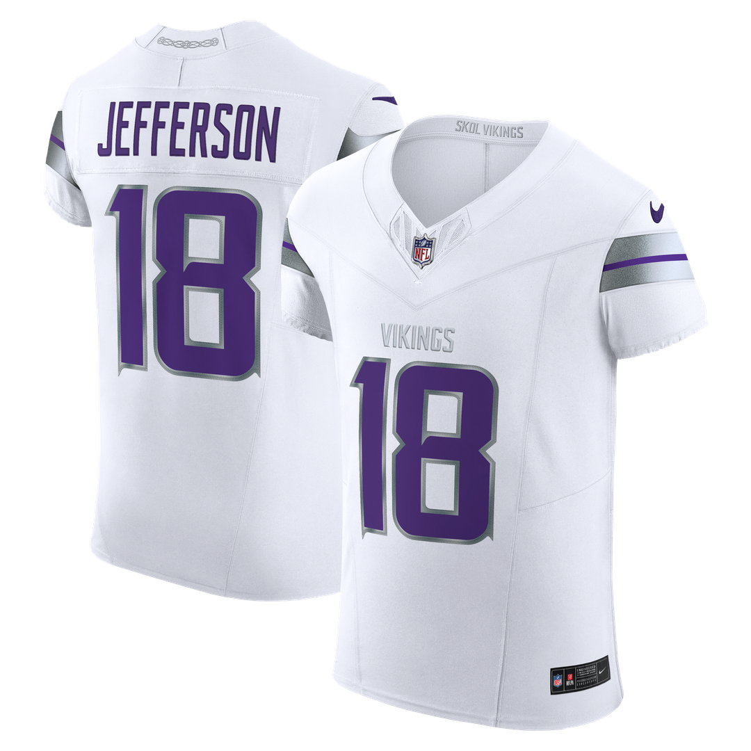 Justin Jefferson Minnesota Vikings Nike White Alternate Vapor F.U.S.E. Elite Player Jersey