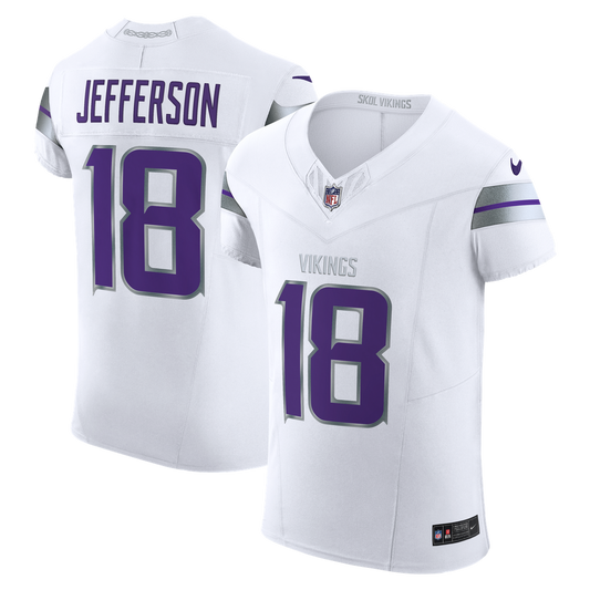 Justin Jefferson Minnesota Vikings Nike White Alternate Vapor F.U.S.E. Elite Player Jersey