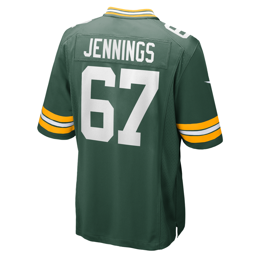 Donovan Jennings Green Bay Packers Nike Green Team Game Jersey