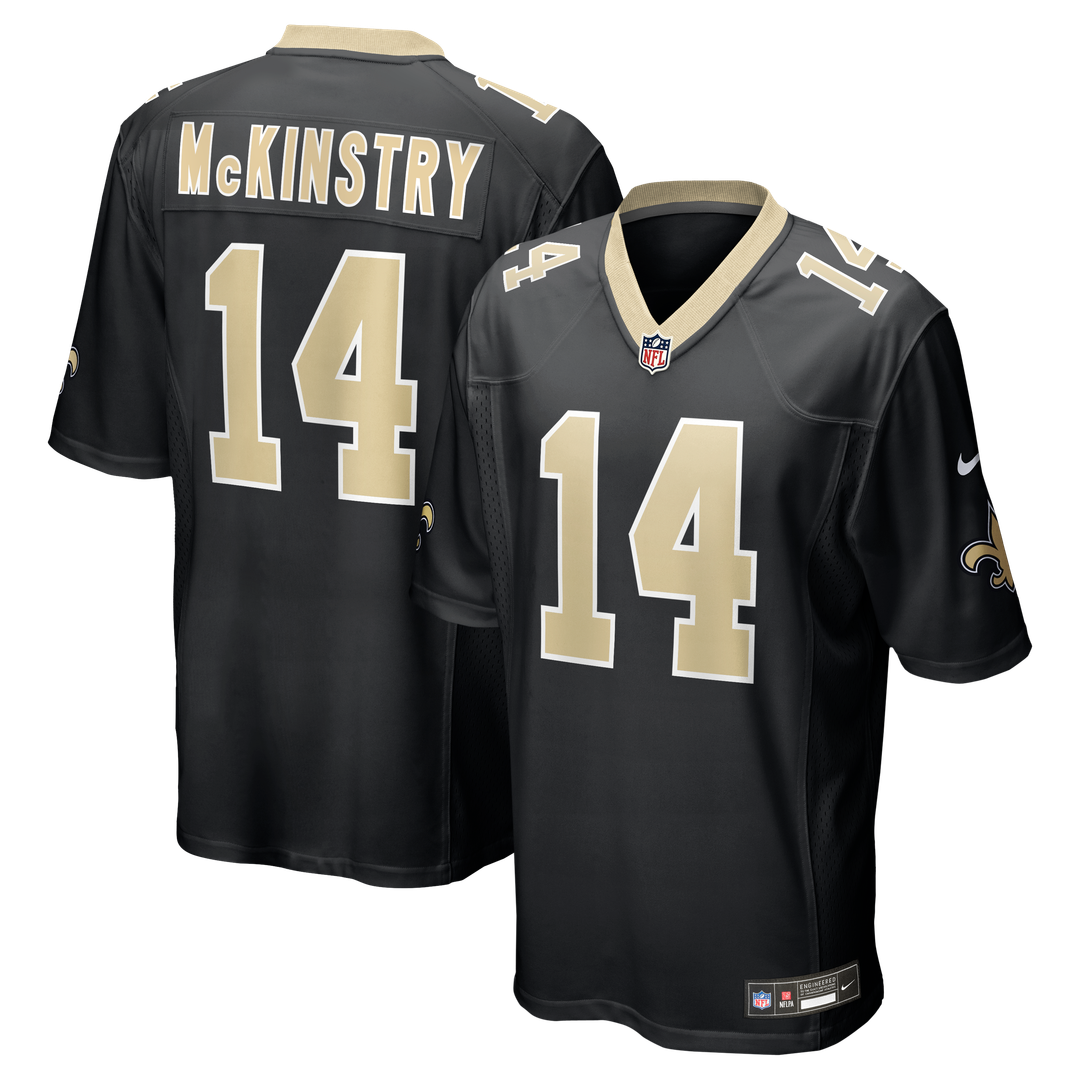 Ga'Quincy McKinstry New Orleans Saints Nike Black Player Game Jersey
