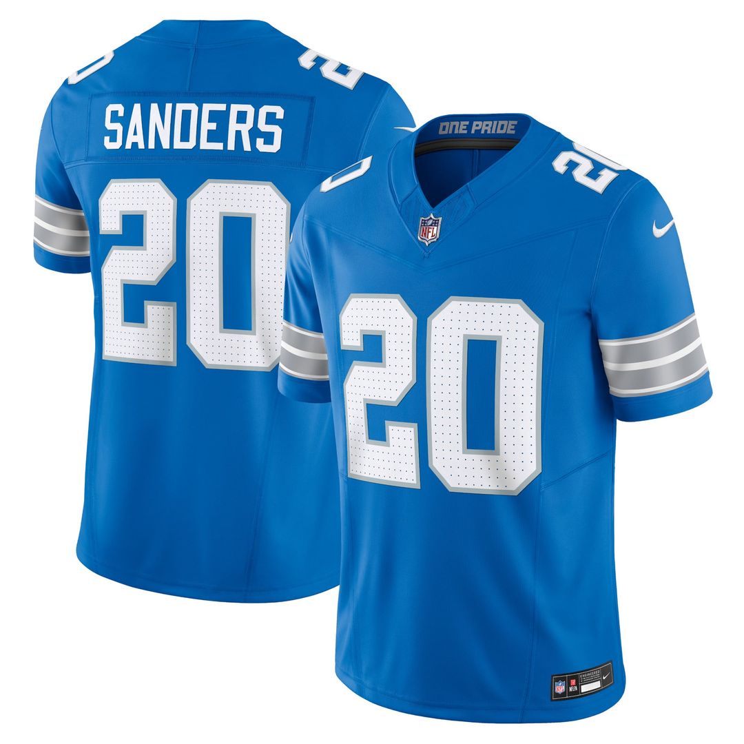 Barry Sanders Detroit Lions Nike Black 2nd Alternate Vapor F.U.S.E. Limited Jersey