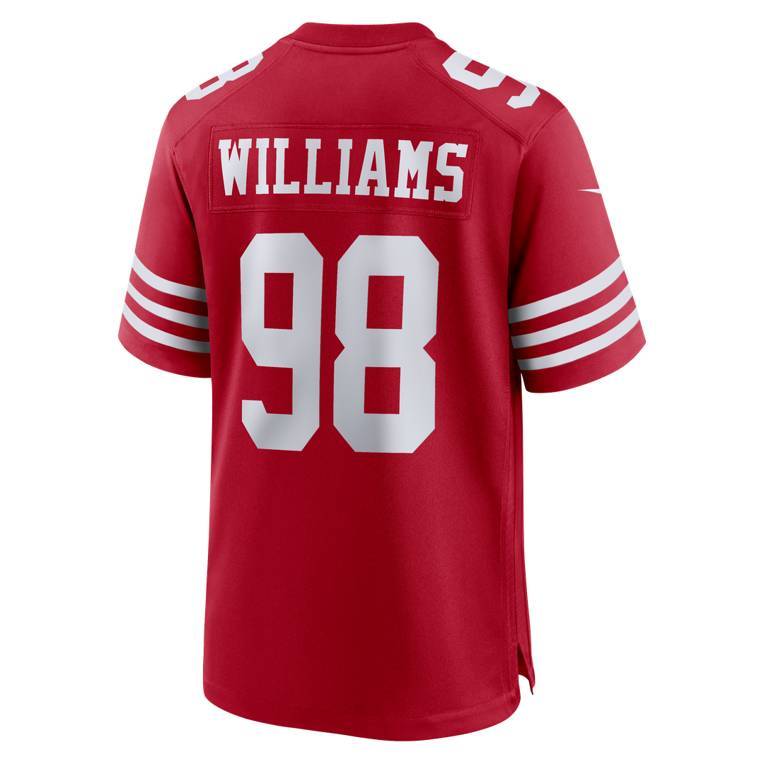 Mykel Williams San Francisco 49ers Nike Scarlet Game Player Jersey