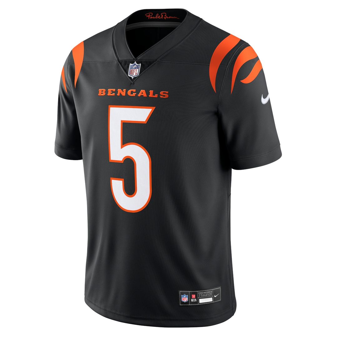 Tee Higgins Cincinnati Bengals Nike Black Vapor Untouchable Limited Jersey