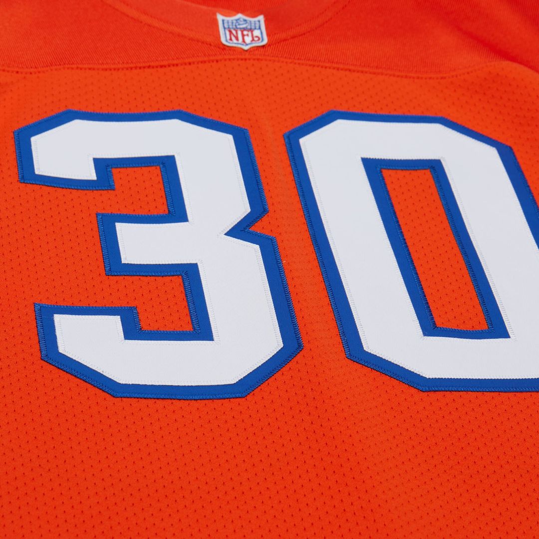 Terrell Davis Denver Broncos Mitchell & Ness Orange 1995 Authentic Throwback Retired Player Jersey