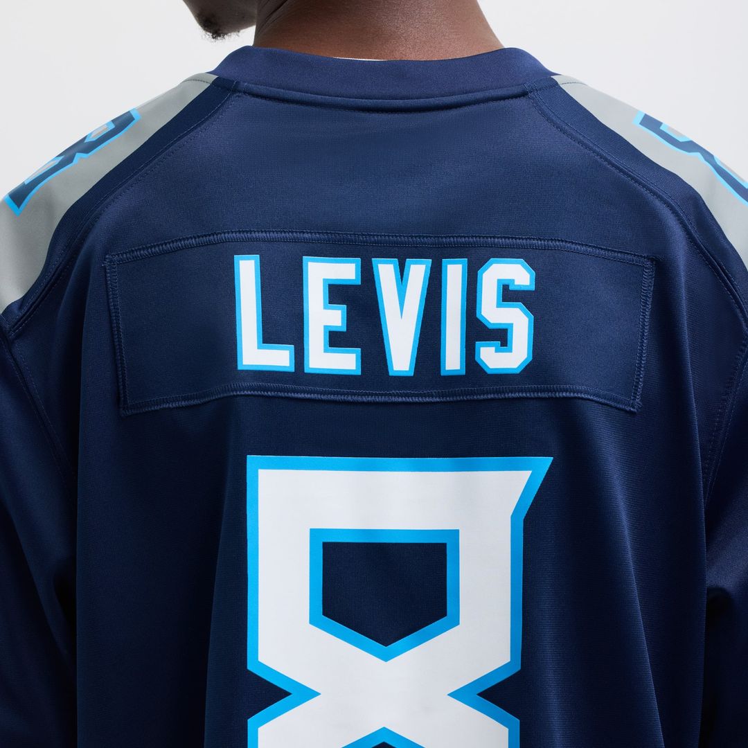 Will Levis Tennessee Titans Nike Navy Game Jersey