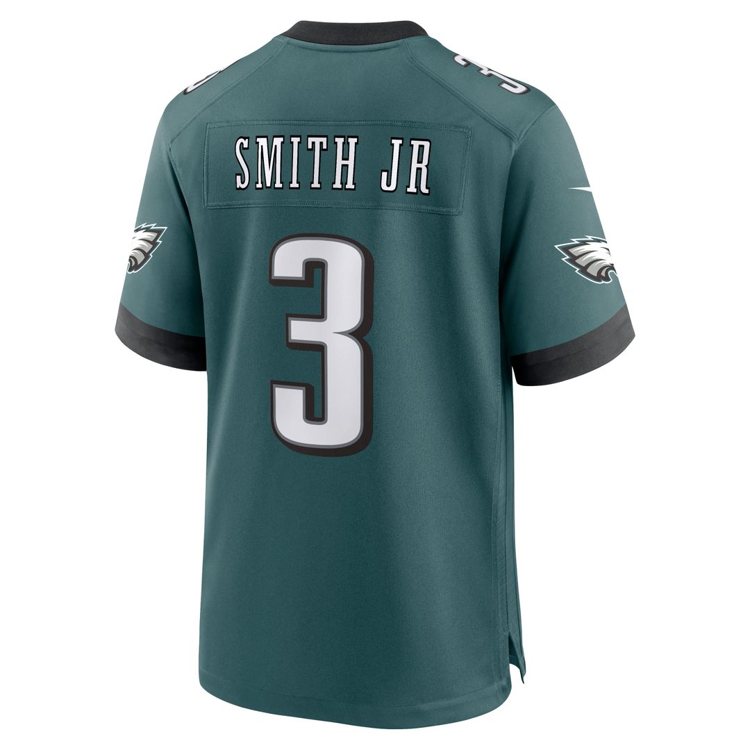 Nolan Smith Jr. Philadelphia Eagles Nike Midnight Green Team Game Jersey