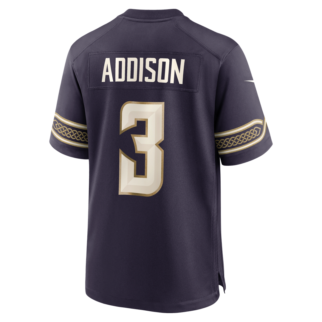 Jordan Addison Minnesota Vikings Nike Purple 2026 Rivalries Collection Game Jersey