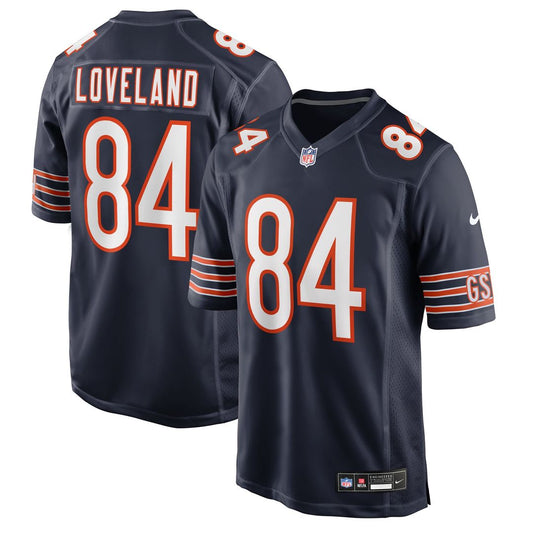 Colston Loveland Chicago Bears Nike Navy Team Game Jersey