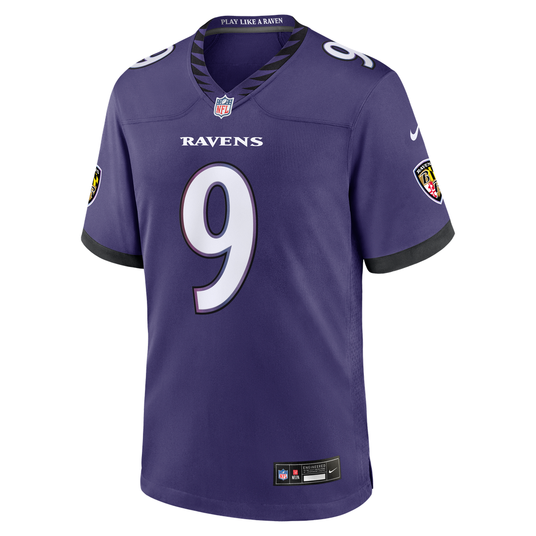 Zion Young Baltimore Ravens Nike Purple Team Game Jersey